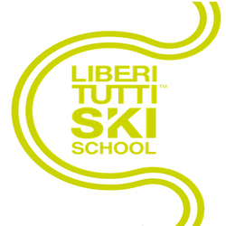 il logo della scuola sci e snowboard Liberi Tutti